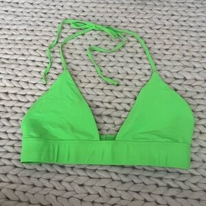 Women’s Green Halter Bikini Top - Salty Honey